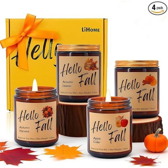 Fall Candles, Fall Decorations for Home - Fall Gifts for Women - Picture 7 of 7